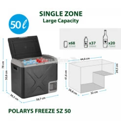 Frigo Congelatore Portatile Brunner Polarys Freeze SZ 50 -Landosport Saldi frigo congelatore portatile brunner polarys freeze sz 50 bivalente compressione 19