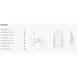 Poltrona Reclinabile LaFuma R Clip Ocean 6 Poltrona Reclinabile LaFuma R Clip Ocean -Landosport Saldi sdraio reclinabile r clip ocean 3