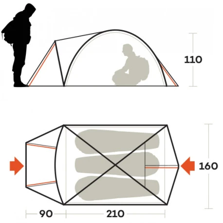 Tenda Ferrino Atacama 3 4 Tenda Ferrino Atacama 3 - immagine 2
