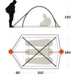 Ferrino Tenda Kalahari 3 -Landosport Saldi tenda ferrino kalahari 3 due ingressi areata comoda vacanze mare 3